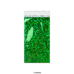 229x114 mm Groen Holographisch Folie Tasje