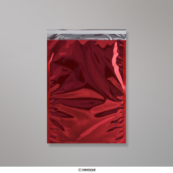 Rot Glänzender Folienumschlag 324x229 mm (C4)