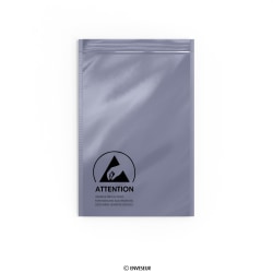 Sac antistatique (ESD) avec joint grip 102x152 mm
