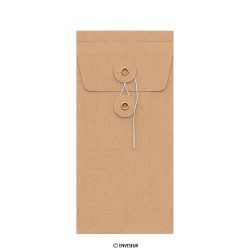 Manillaszínű talpas boríték String & Washer 220x110x25 mm (DL)