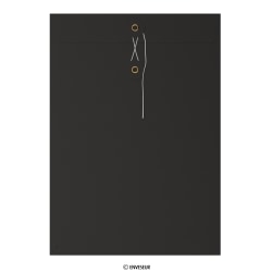 Černá obálka String & Washer 324x229 mm (C4)