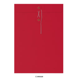 324x229 mm (C4) String & Washer Red Envelope