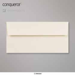 Envelope creme vergê Conqueror 110x220 mm (DL)