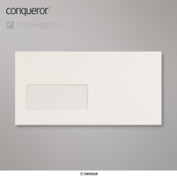 Šedobílá obálka Conqueror 110x220 mm (DL)