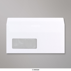 110x220 mm (DL) White Communique Window Envelope