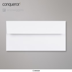 110x220 mm (DL) High White Conqueror Envelope