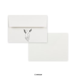 Sobre de boda blanco verjurado ”Enlace” 114x162 mm (C6)