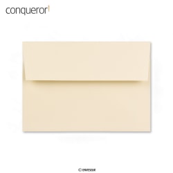 Envelope creme vergê Conqueror de papel pergaminho 114x162 mm (C6)