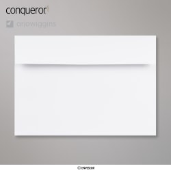 162x229 mm (C5) Diamond White Conqueror Envelope