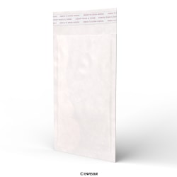 Bolsa acolchada blanca de papel kraft de 215x120 mm 90 gsm