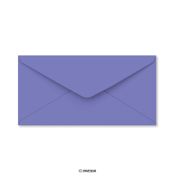 Enveloppe bleue iris 110x220 mm (DL)