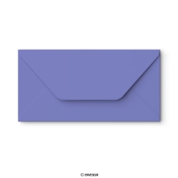 Enveloppe bleue iris 110x220 mm (DL)