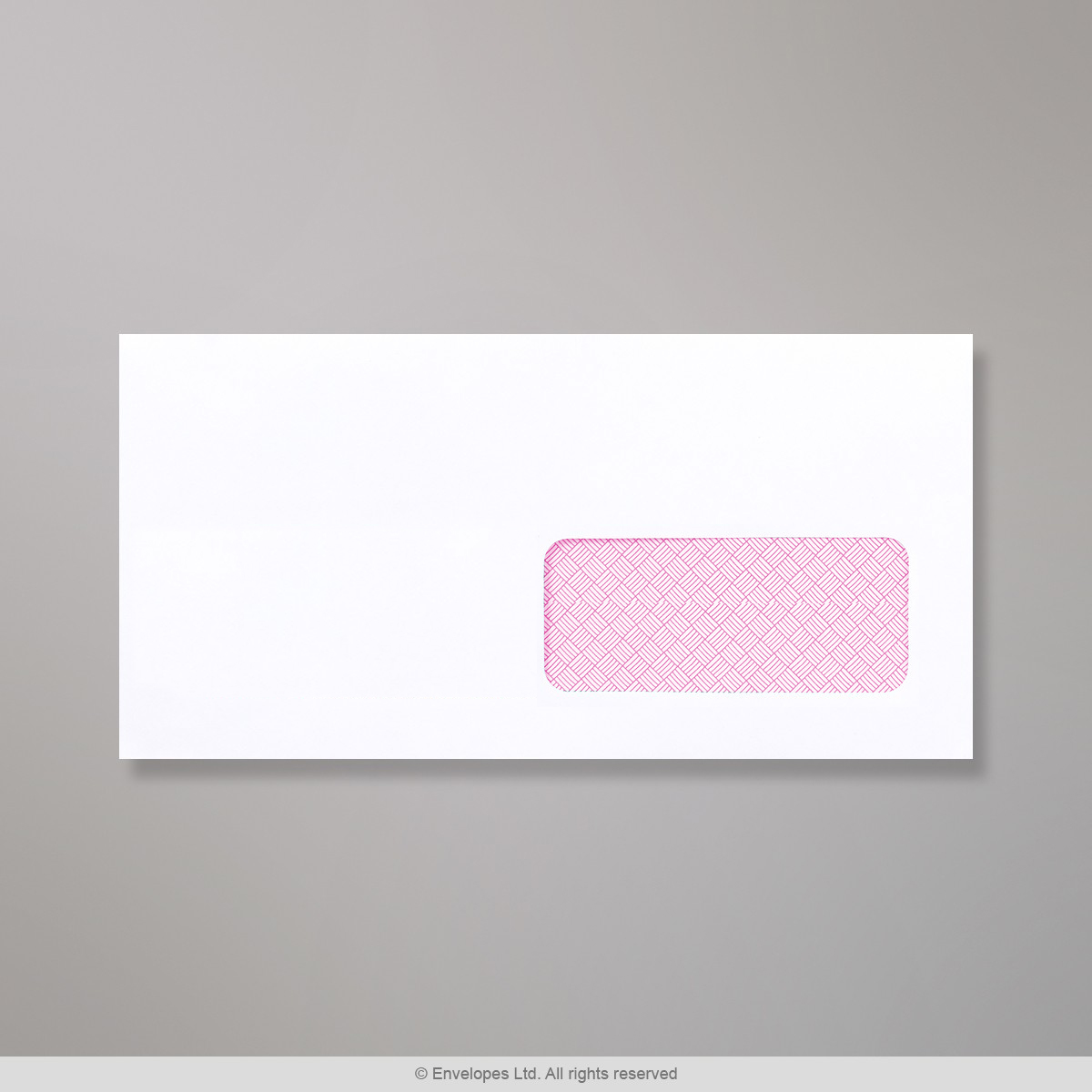 110x220 mm (DL) Vitt laser-garanterat kuvert