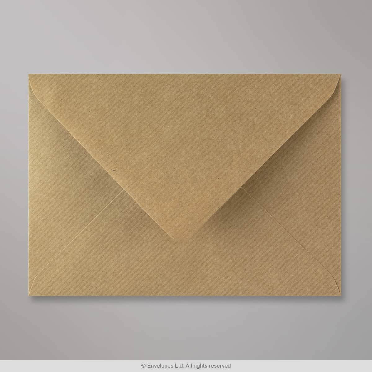 125x175 mm Brunribbat kuvert
