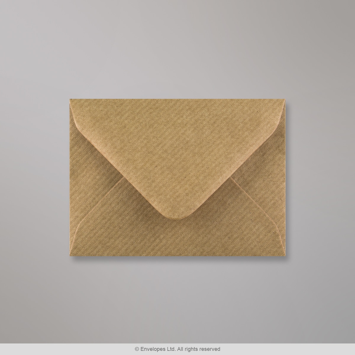 70x100 mm Brunribbat kuvert