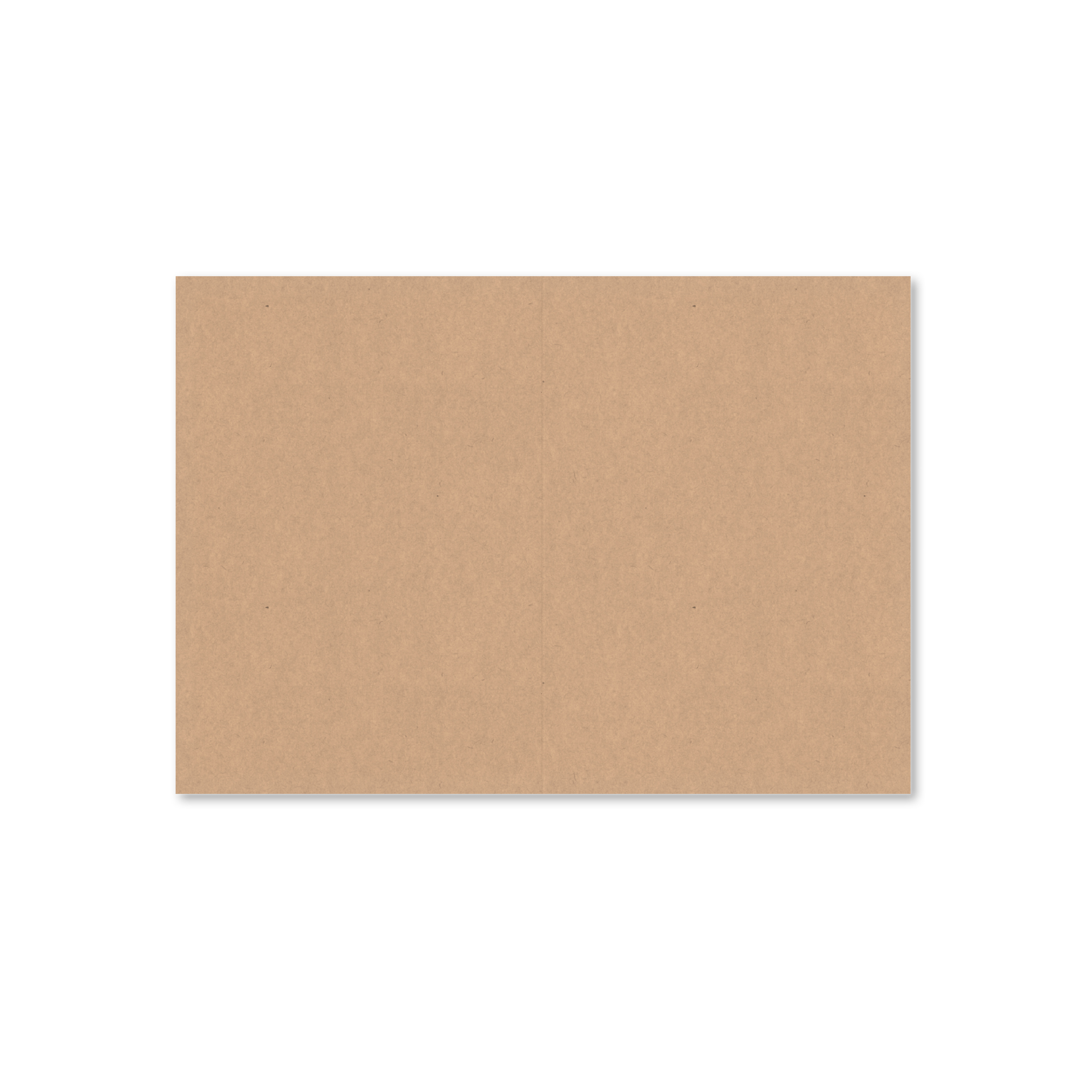Kort i återvunnet kraftpapper med vikt på 280 g/m² (A6)