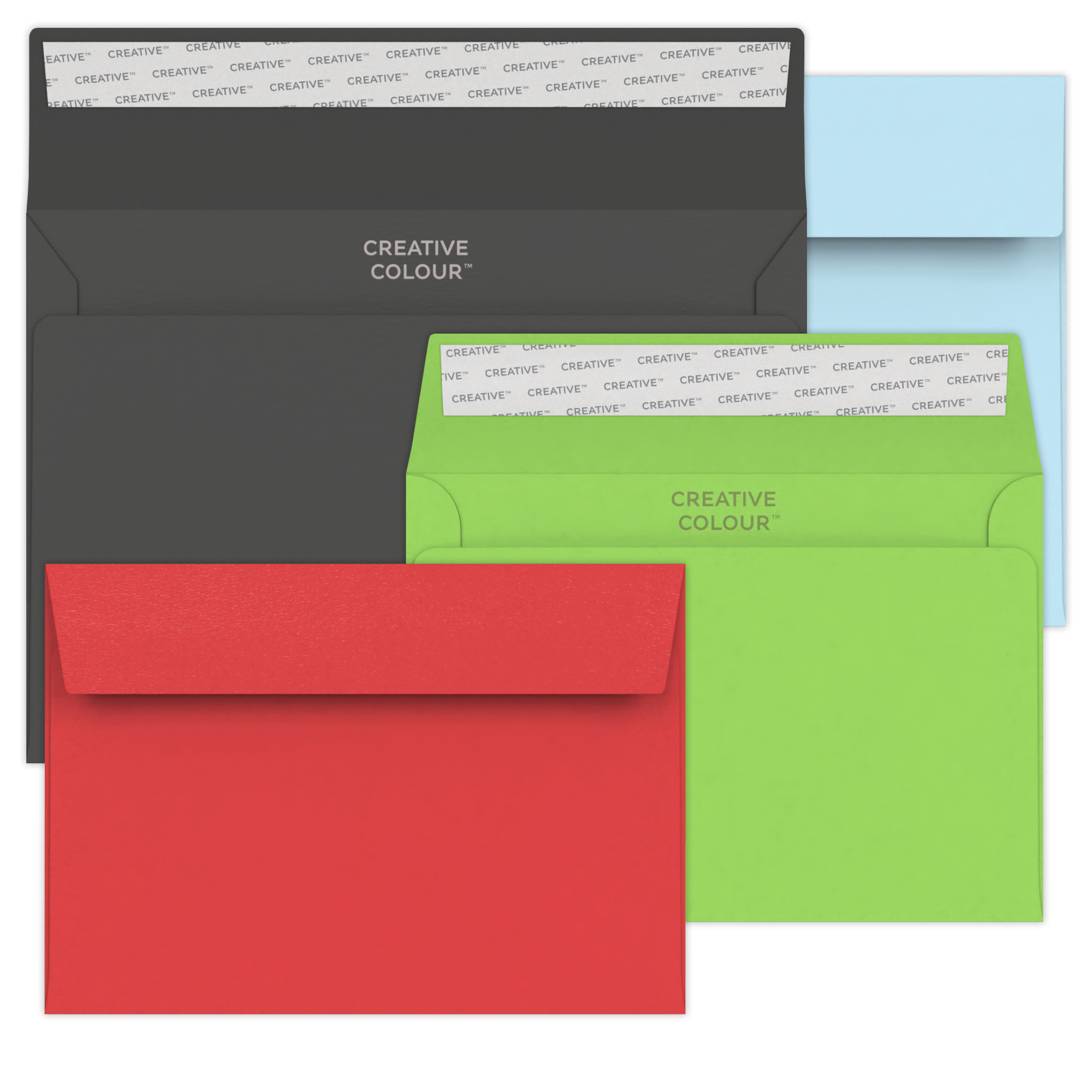 Färgade premiumkuvert Creative Colours™
