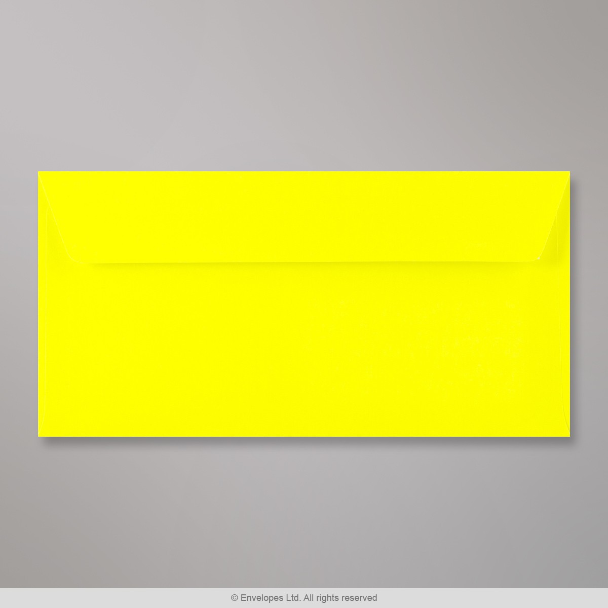 110x220 mm (DL) Neongult kuvert