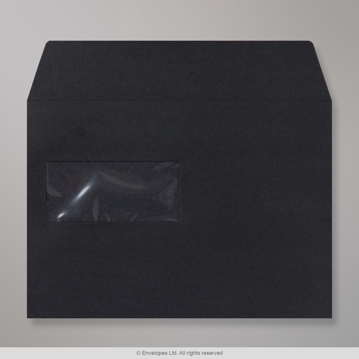 162x229 mm (C5) Svart plånboksskeppkuvert 162x229 mm (C5) Svart plånboksskeppkuvert