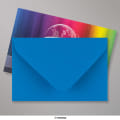 62x94 mm envelope azul electrico