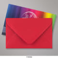 62x94 mm envelope vermelho vinho
