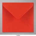 155x155 mm Vallmorött kuvert