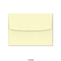 130x180 mm Pale yellow linen announcement envelope