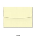 140x200 mm Pale yellow linen announcement envelope