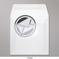 160x160 mm White Translucent Envelope