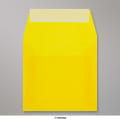125x125 mm envelope amarelo translucido