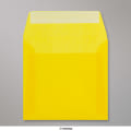 160x160 mm envelope amarelo translucido
