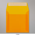 125x125 mm envelope laranja translucido