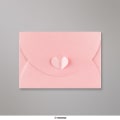 114x162 mm (C6) Baby Pink Butterfly Envelope