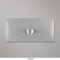 110x220 mm (DL) Silver Butterfly Envelope