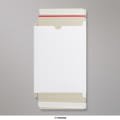230x165x15 mm White Box Mailer With Ripper Strip
