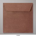 130x130 mm Hnedá Štruktúrovaná Obálka