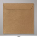 130x130mm Bronze Tekstureret Kuvert