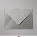 82x113 mm (C7) Strieborná Štruktúrovaná Obálka