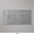 110x220 mm (DL) envelope com textura - cinzento médio