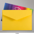 62x94 mm Dark Yellow V-flap Peel & Seal Envelope