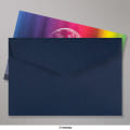 62x94 mm Navy Blue V-flap Peel & Seal Envelope