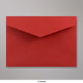 162x229 mm (C5) envelope com aba em pico - Vermelho escuro