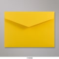 162x229 mm (C5) envelope com aba em pico - Amarelo escuro
