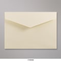 114x162 mm (C6) envelope com aba em pico - marfim