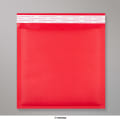 165x165 mm Červená bublinková obálka z kraftového papiera