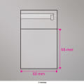 65x60 mm bolsa celofane clara