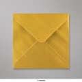 130x130 mm Zlatá metalická obálka