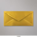 110x220 mm (DL) envelope metálico - oro