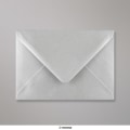 114x162 mm (C6) Strieborná metalická obálka