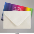 62x94 mm envelope cor ostra brilhante